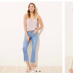 ✨Loft Kick Crop Jeans Size Curvy 29 8✨